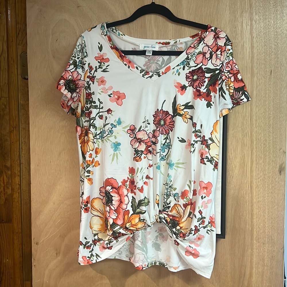 Grace and lace large tshirt